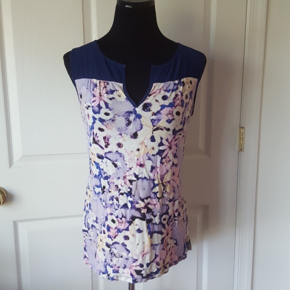 Floral Sleeveless Top